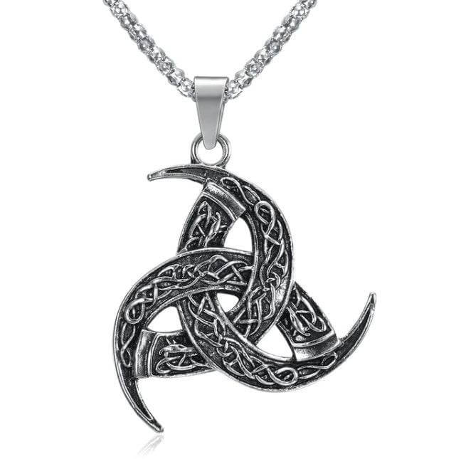 Asgard Crafted Circular Horn Rune Pendant Chain [product_type] Dan Paige Digital dvn6ke-1j.myshopify.com Odins Horn Odins Horn  