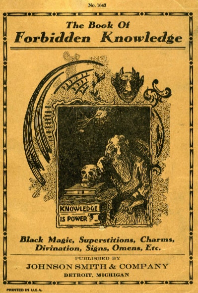 FORBIDDEN KNOWLEDGE: Black Magic, Charms, Divination, Signs, Omens - 36 page  vintage eBook PDF download, Witchcraft, Occult [product_type] My Store dvn6ke-1j.myshopify.com 